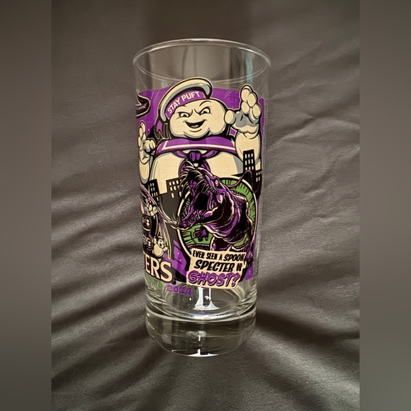 Ghostbusters Frozen Empire Universal Studios Halloween Horror Nights 2024 Glass - Picture 2 of 8